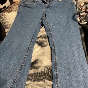 Blue Flare Wide Leg Jeans with Classic Style